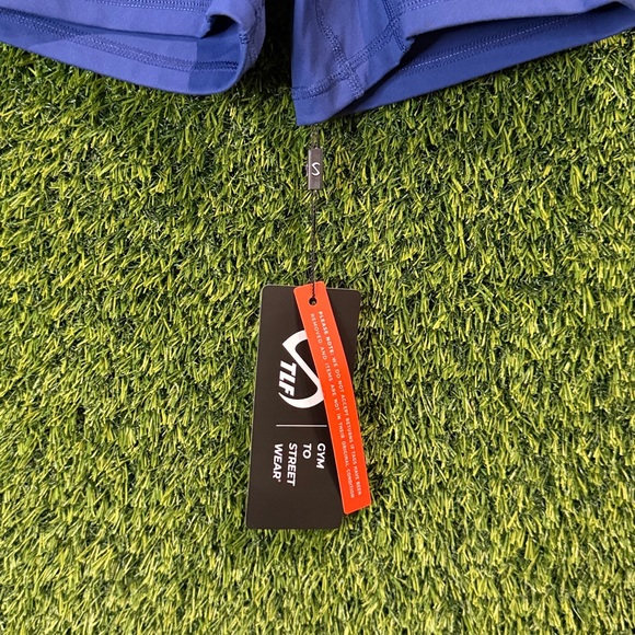 TLF Tempo 4 Inch Workout Shorts Small Oxford Blue - Picture 2 of 6